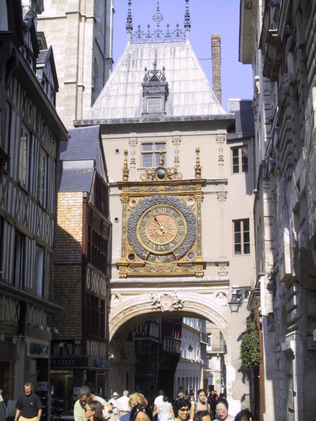 Rouen - The Grand Orange clock